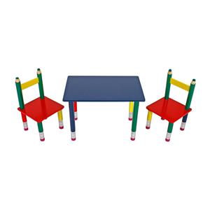 Gyerek asztal szett  + 2 szék PASTELKY