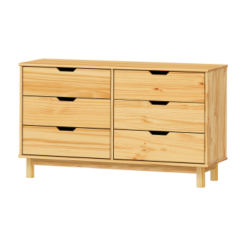 komód 3+3 fiókos BONITO 2 lakkozott komód