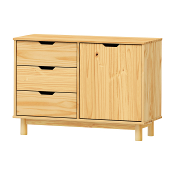 komód 1 ajtó + 3 fiók BONITO 2 lakk