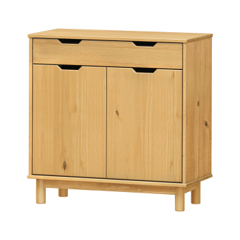 komód 2 ajtó + 1 fiók BONITO 2 wax