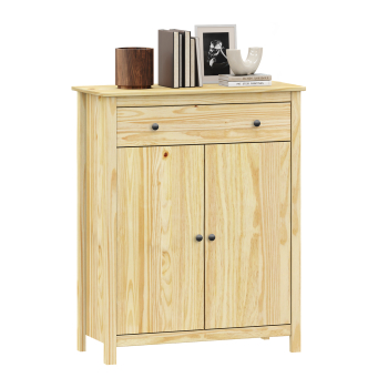 komód 2 ajtó + fiók TORINO fém fogantyúval