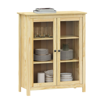 Vitrin 2 ajtó TORINO fém fogantyúval