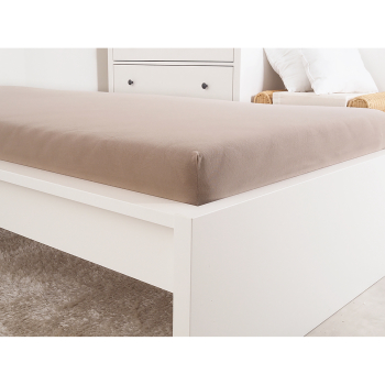 Jersey lepedő IDEAL 90x200 dió