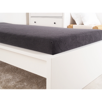 Frottír lepedő IDEAL 90x200 antracit