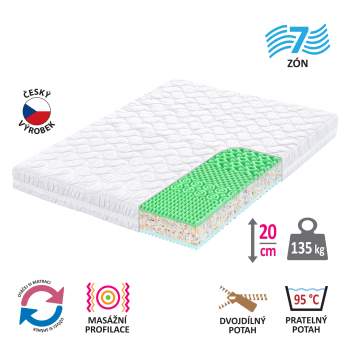 IDEA GOLD matrac huzattal, 160x200x20