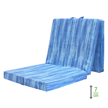 Összehajtható matrac THOMMY 60x190 kék